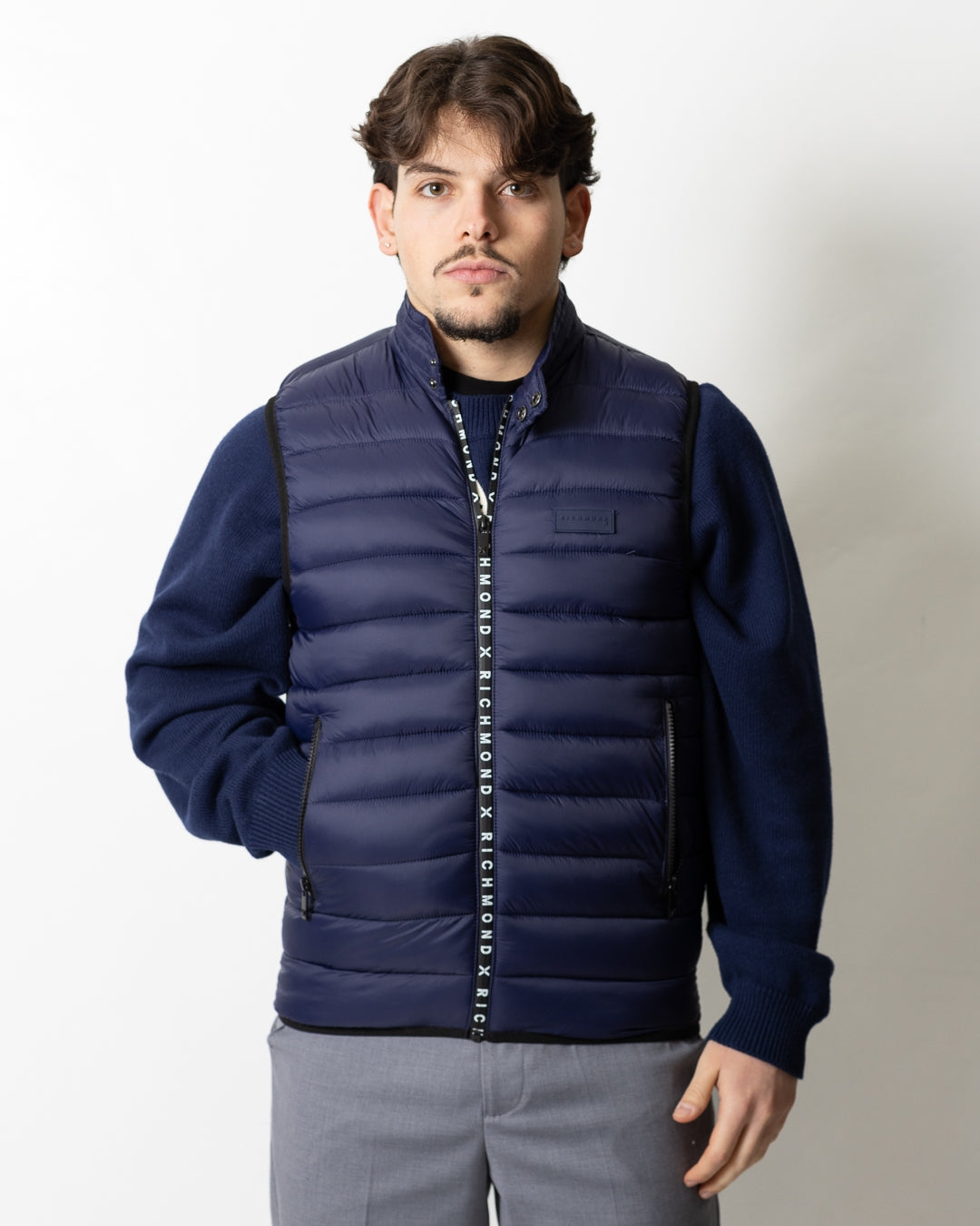 Gilet Richmond X logato uomo