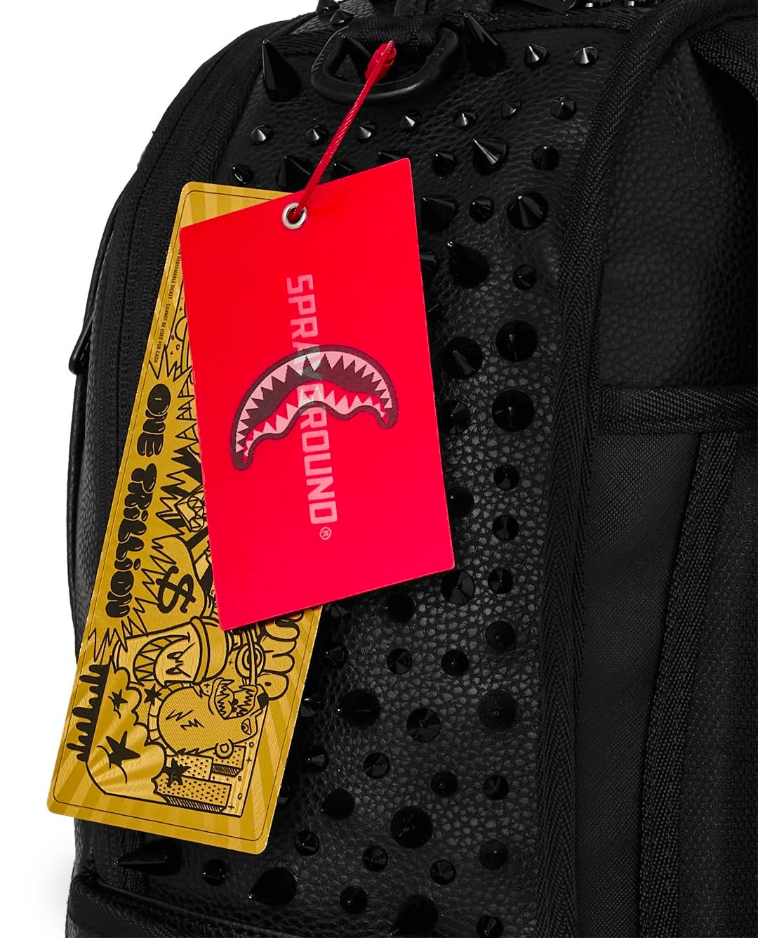 Zaino Sprayground nero SPIKED AND SPIKED BACKPACK 