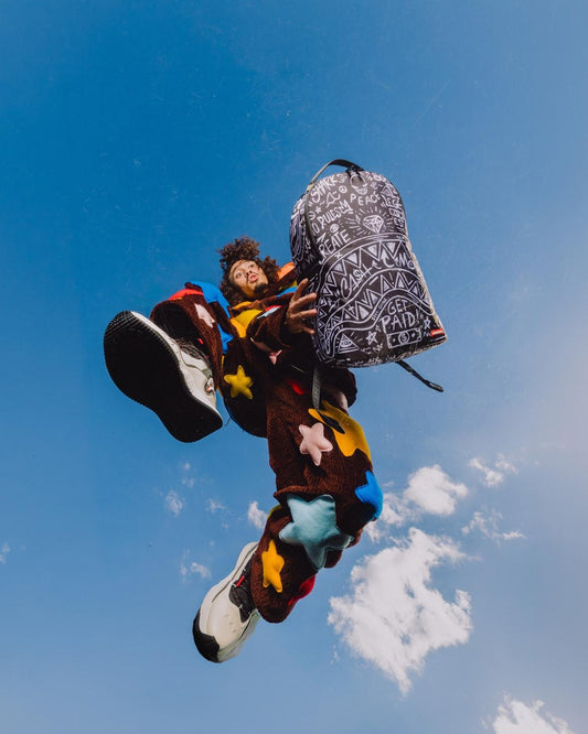Zaino Sprayground nero CRAZY THOUGHTS BACKPACK 