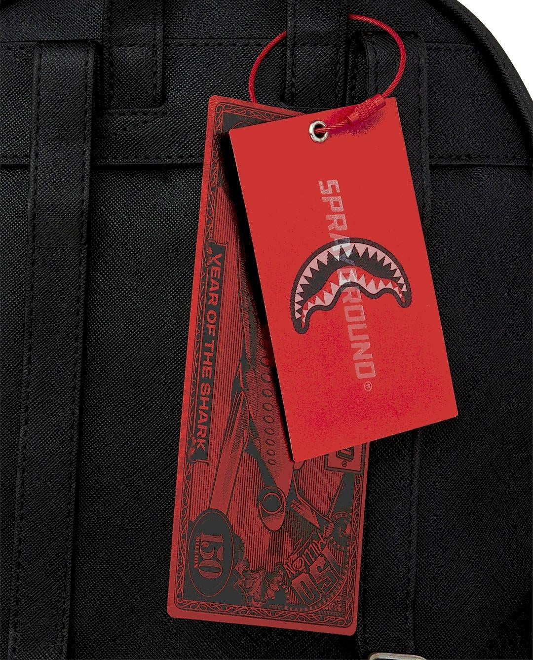 Zainetto Sprayground nero "SCRIBBLE SHARK SAVAGE BACKPACK"