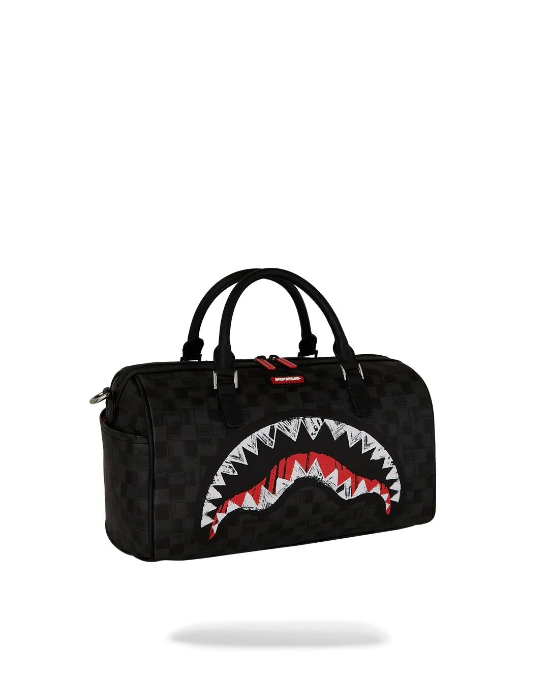 Borsa Sprayground nero "SCRIBBLE SHARK MINI DUFFLE"