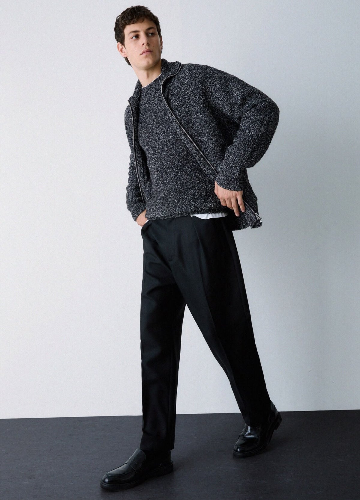 Pantalone Liu Jo in lana con logo metallico