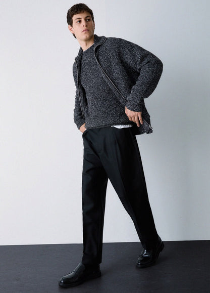 Pantalone Liu Jo in lana con logo metallico