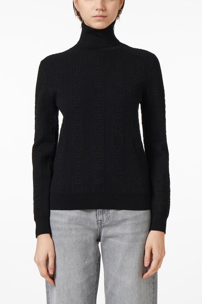 Maglia Iceberg lupetto in misto lana donna