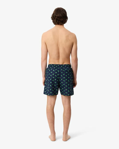Boxer mare Lacoste con logo all-over uomo