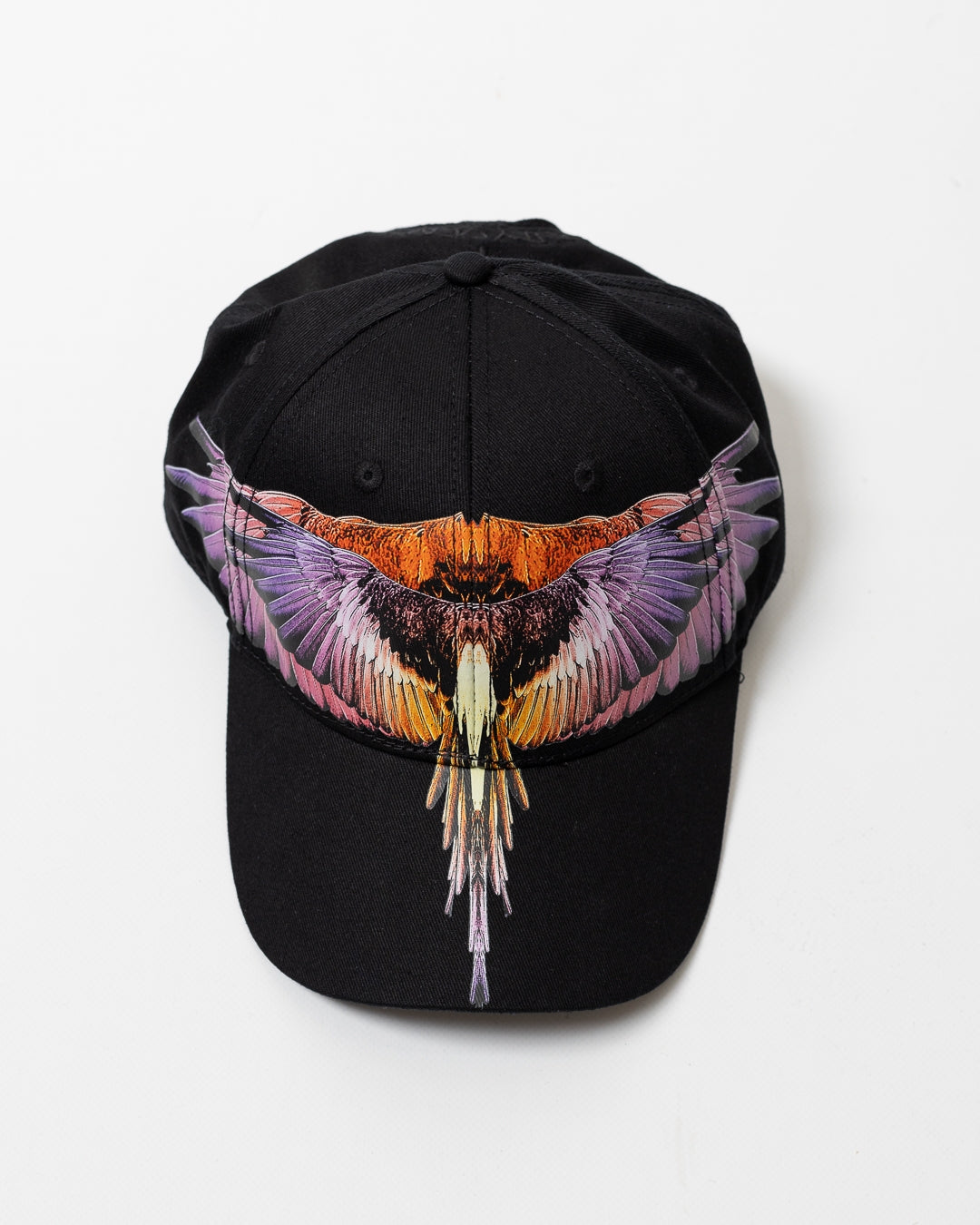 Cappello Marcelo Burlon con visiera "Icon Wings Orange"