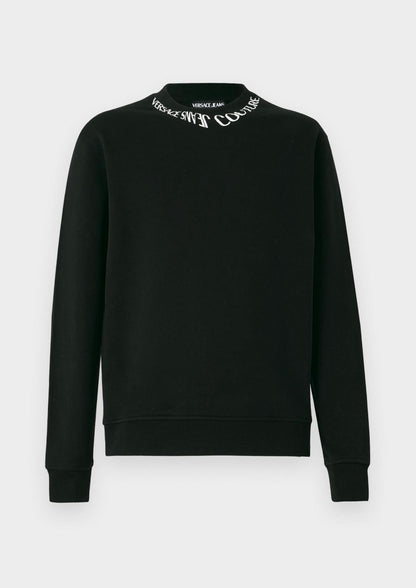 Felpa Versace Jeans Couture girocollo "Logo Liquify" uomo