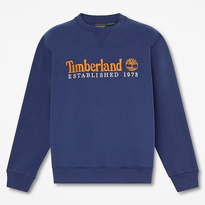 Felpa Timberland con logo ricamato