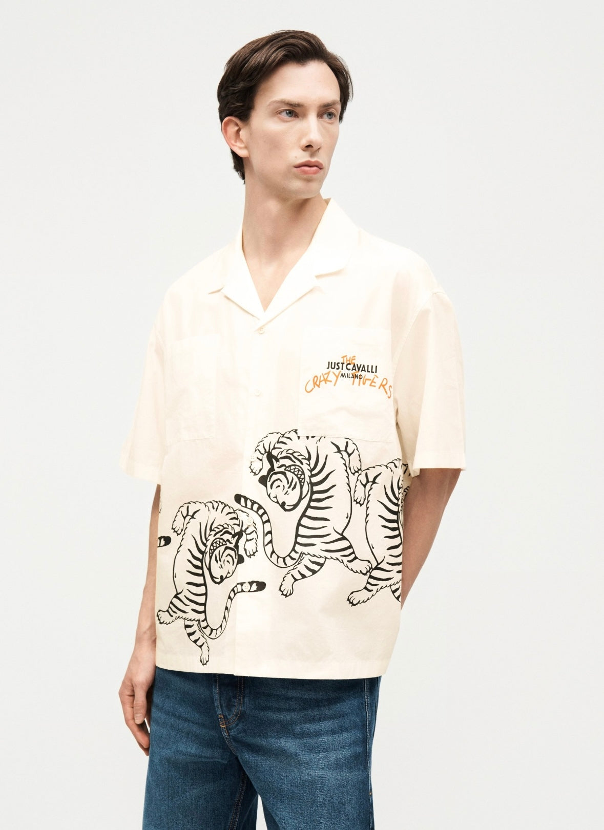 Camicia Just Cavalli "Crazy Tiger" uomo
