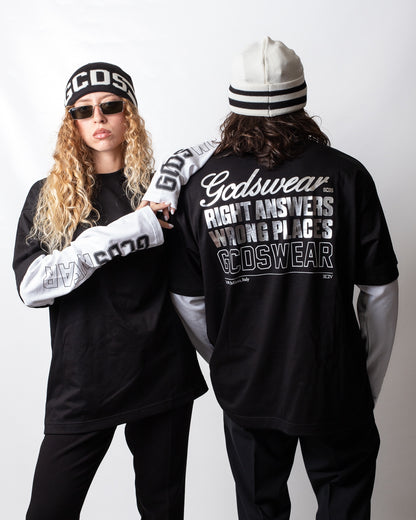 T-Shirt GCDS a manica lunga con stampa