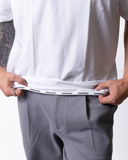 T-Shirt Dsquared2 con fascia logata uomo
