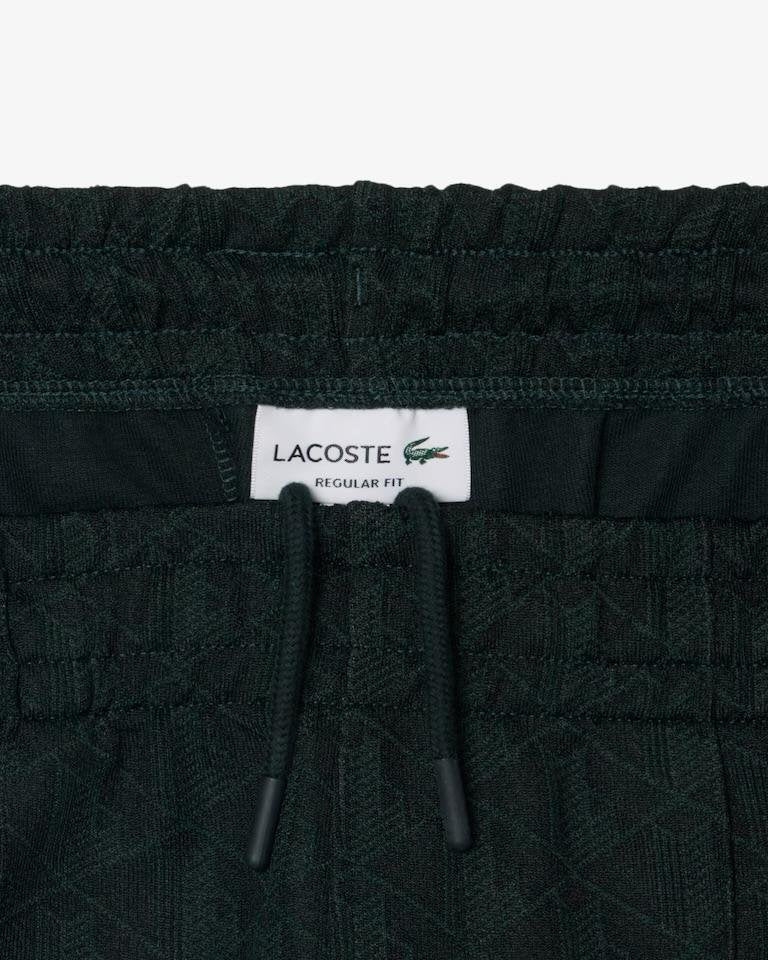 Pantalone Lacoste logato allover uomo