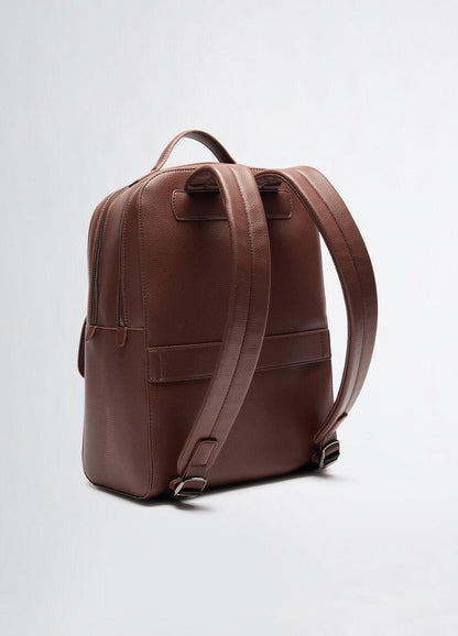 Zaino Liu Jo in pelle con placca in metallo