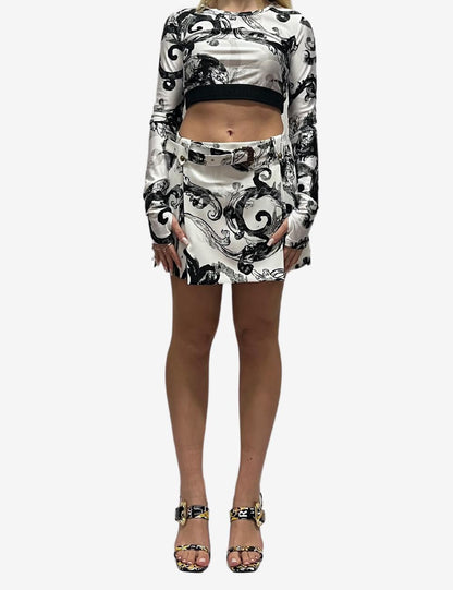 Gonna Versace Jeans Couture fantasia baroque donna