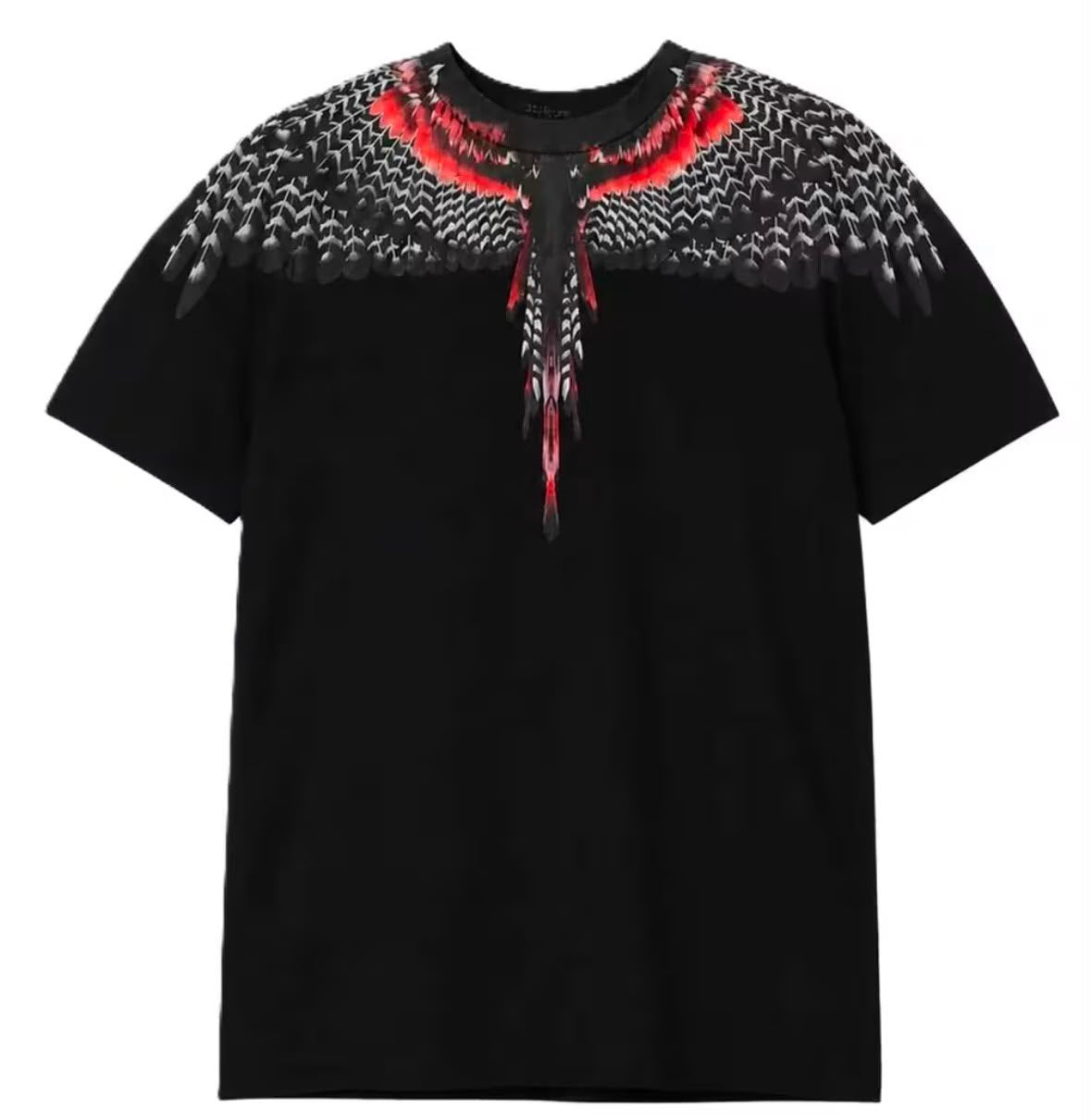 T-Shirt Marcelo Burlon girocollo "Icon Wings Colorfull" uomo