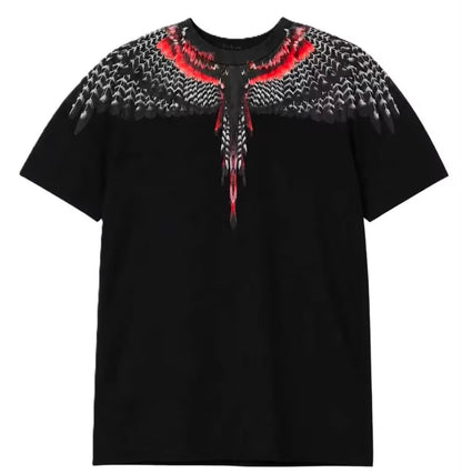 T-Shirt Marcelo Burlon girocollo "Icon Wings Colorfull" uomo