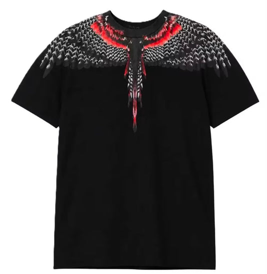 T-Shirt Marcelo Burlon girocollo "Icon Wings Colorfull" uomo