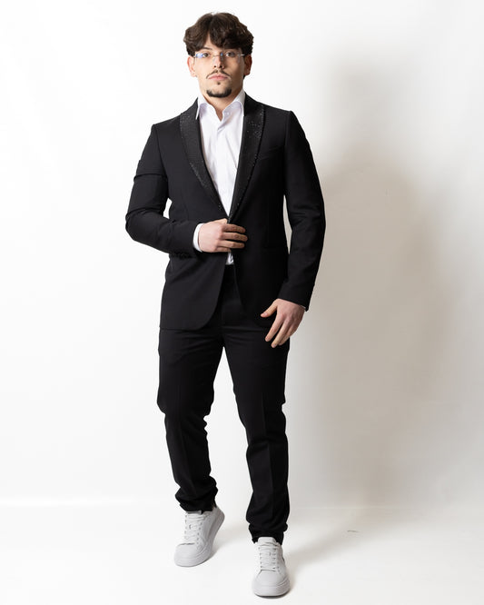 Abito Daniele Alessandrini "Sartoria" con strass uomo