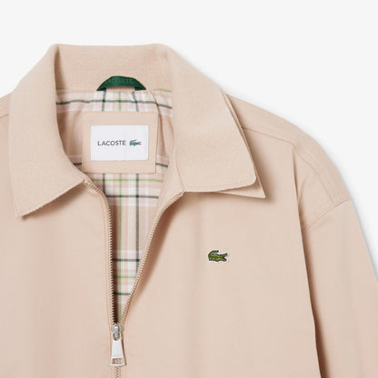 Felpa Lacoste fullzip con colletto e logo classic donna