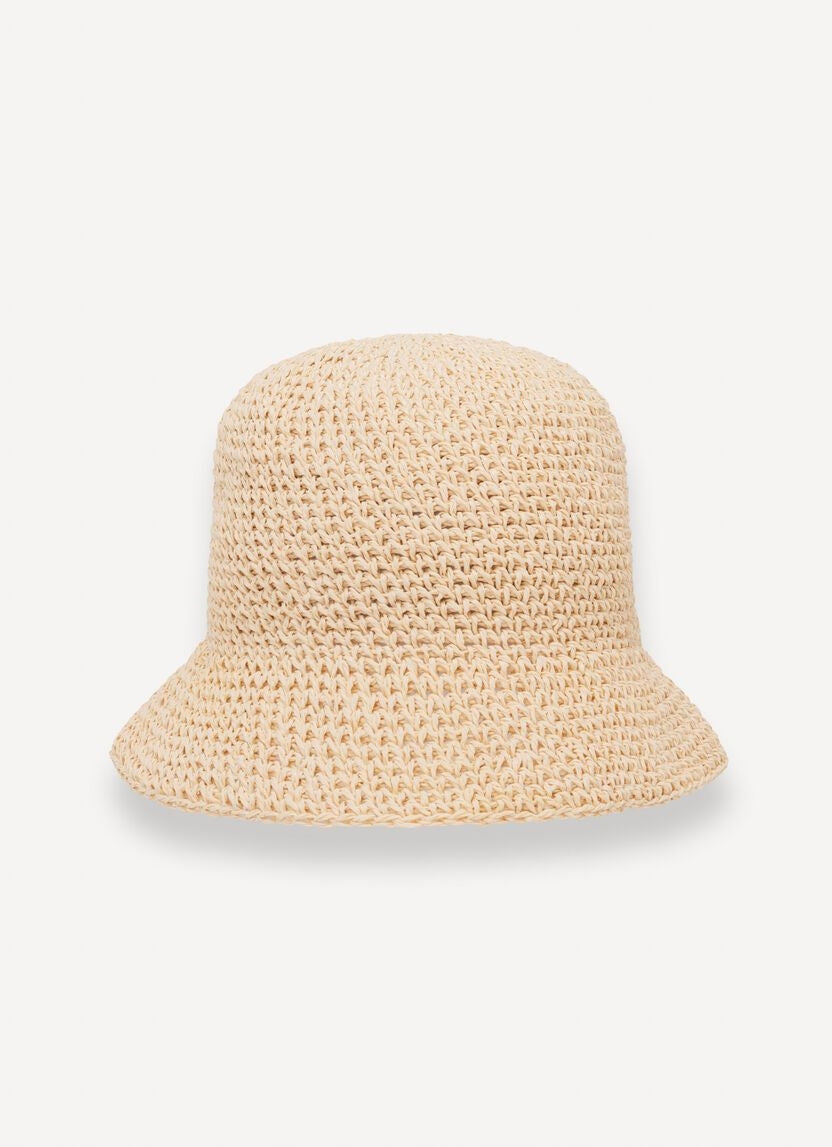 Cappello Colmar bucket in rafia donna