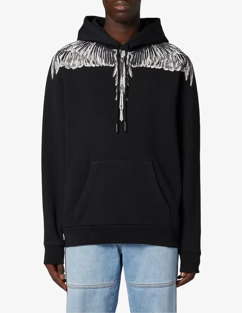 Felpa Marcelo Burlon "Icon wings" con cappuccio uomo