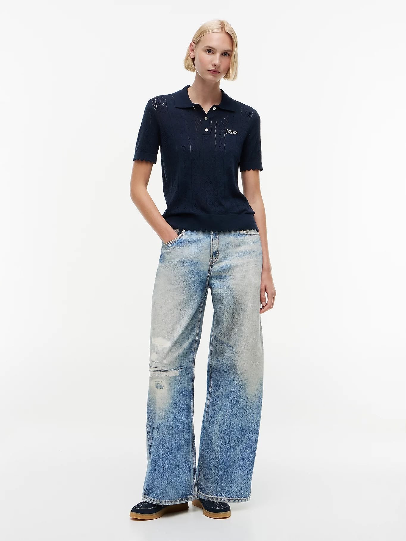 Jeans Tommy Jeans charlie mid loose wide donna