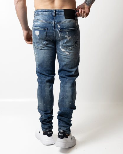 Jeans Richmond X skinny con tagli uomo