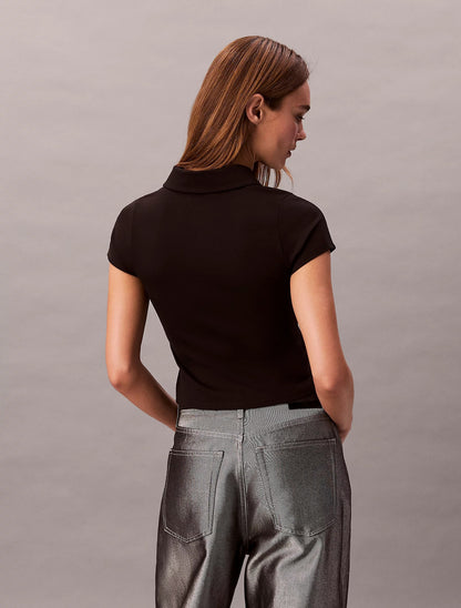 Polo Calvin Klein con zip donna