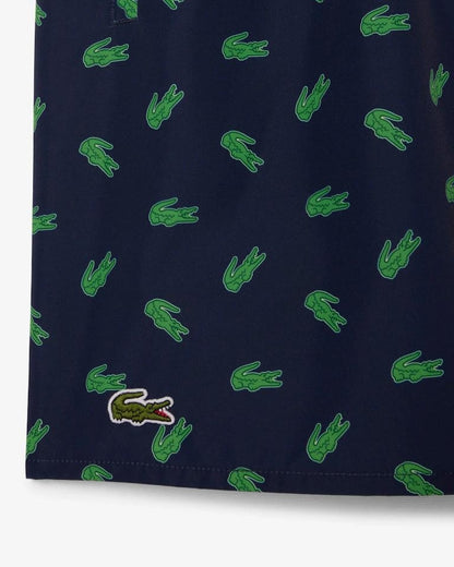 Boxer mare Lacoste con logo all-over uomo