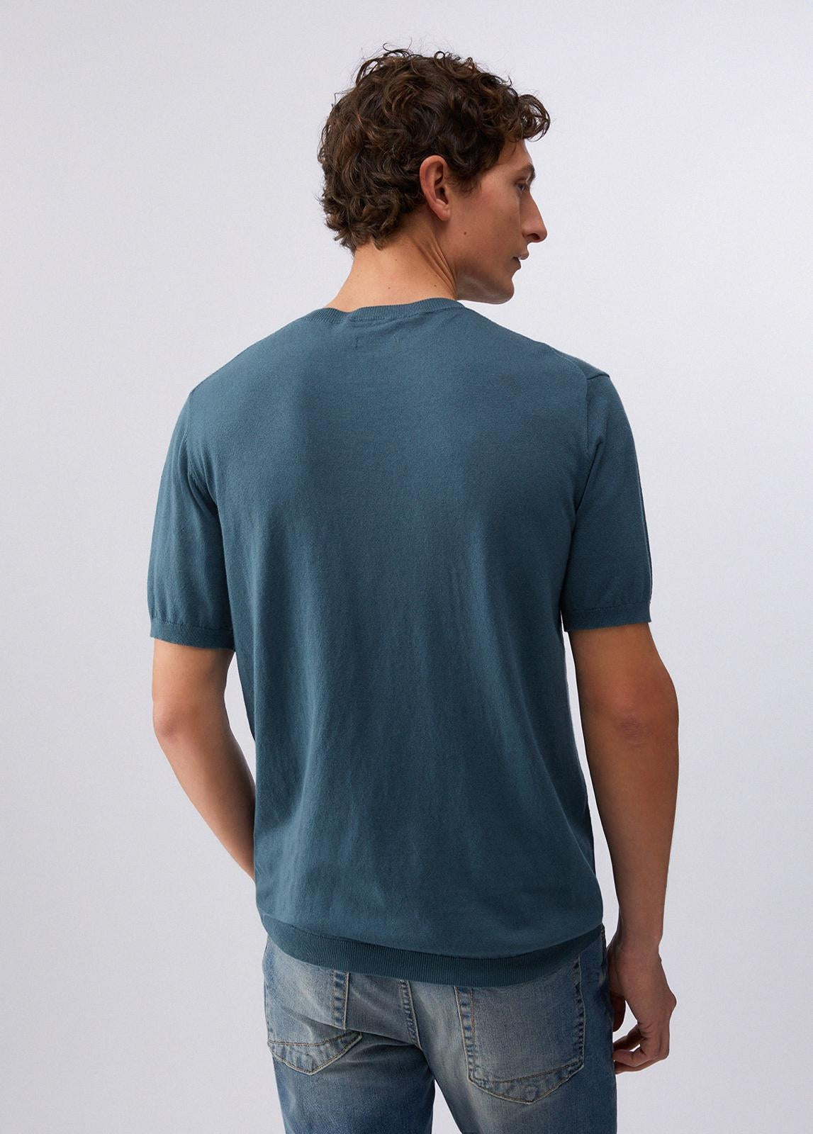 T-Shirt Liu Jo in maglia misto seta uomo