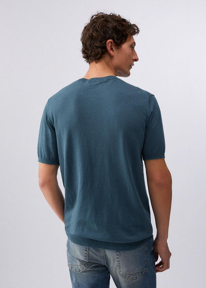 T-Shirt Liu Jo in maglia misto seta uomo