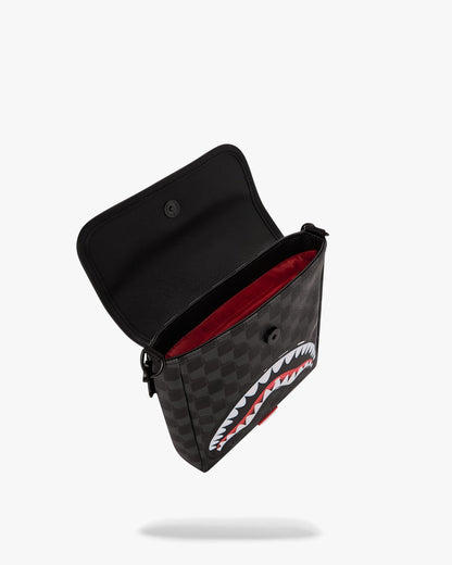 Tracolla Sprayground nero SIP BALLOON BLACK MESSENGER SLING 