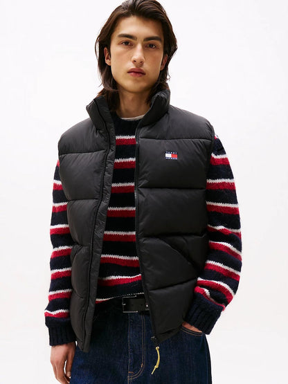 Gilet Tommy Jeans puffer logo bandiera uomo