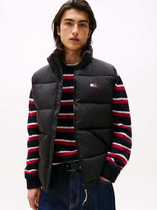 Gilet Tommy Jeans puffer logo bandiera uomo