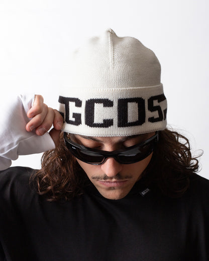 Cappello GCDS in misto lana "Band Logo"
