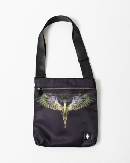 Tracolla Marcelo Burlon in nylon "Icon Wings Yellow"