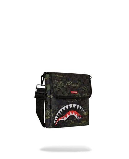 Tracolla Sprayground nero Camo splash messenger