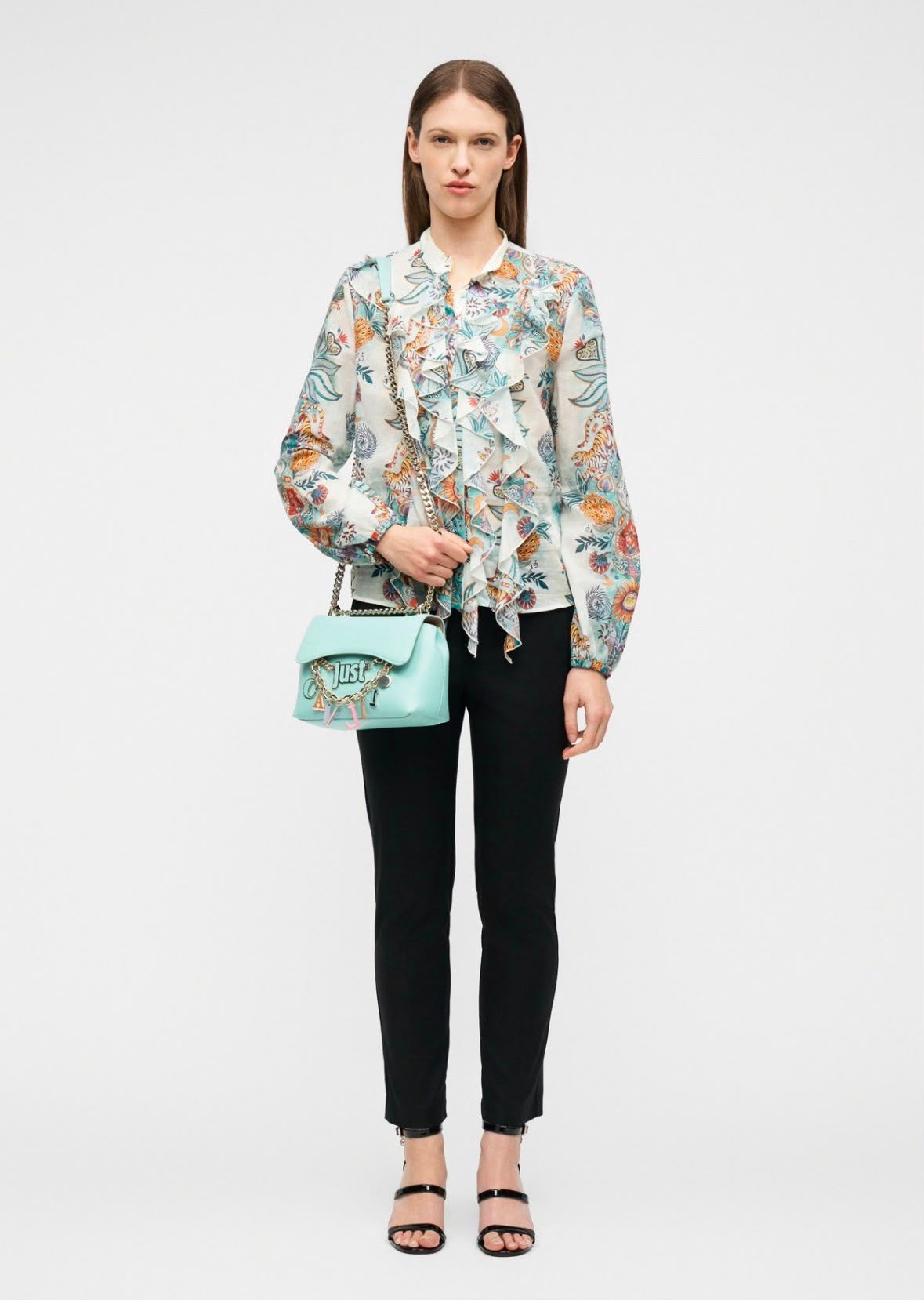 Borsa Just Cavalli con charms logati donna