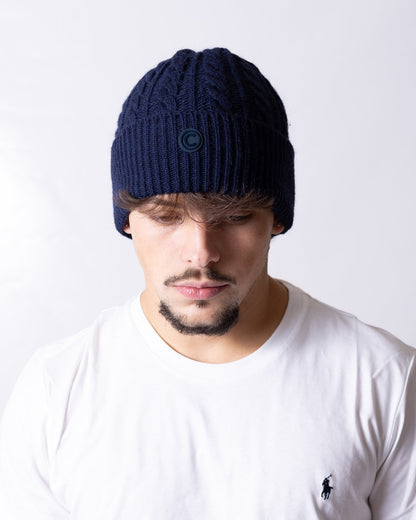 Cappello Colmar in misto lana con motivi intrecciati
