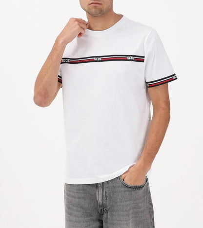 T-Shirt GCDS Essentials "Logo Tape" uomo