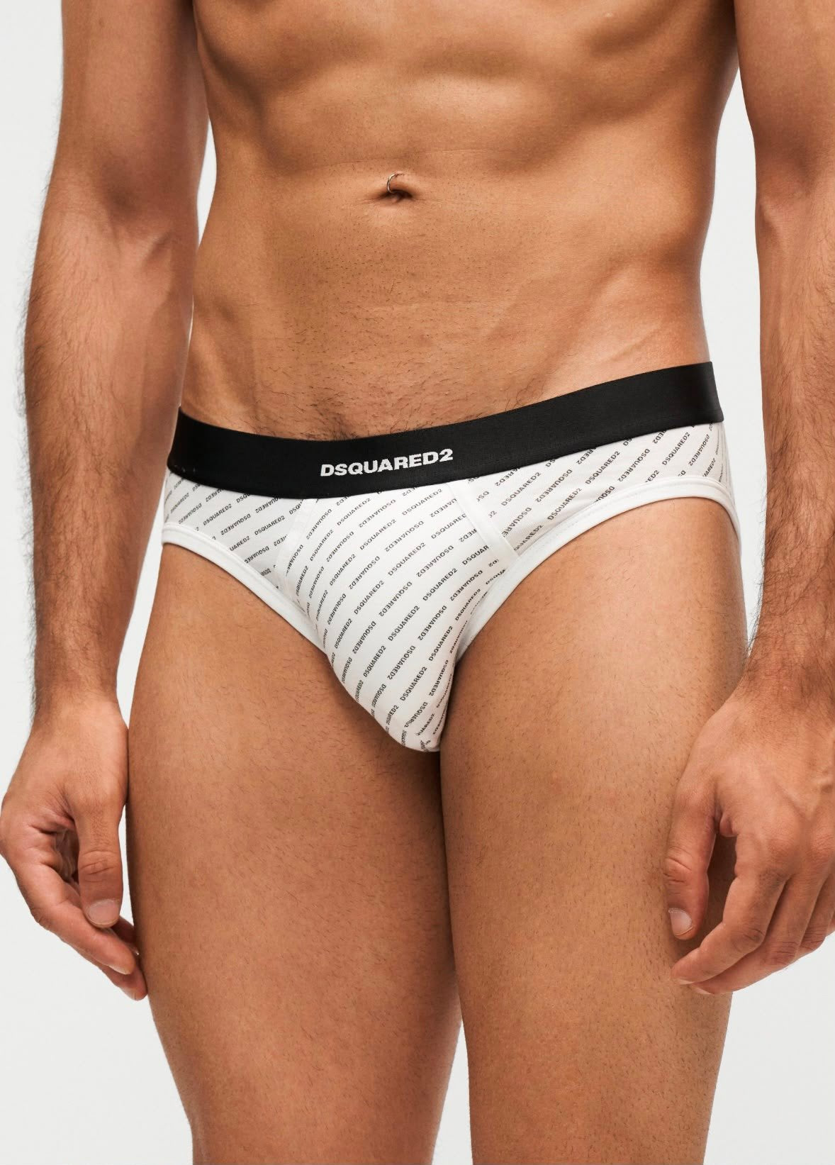 T-Shirt e Slip Dsquared2 con logo all-over uomo