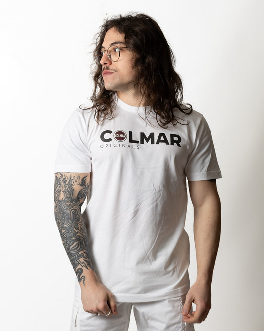 T-Shirt Colmar regular con stampa logata uomo