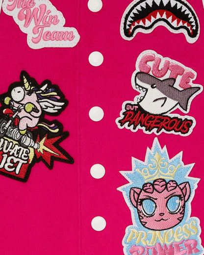 Zaino Sprayground fucsia Girls varsity dlx backpack