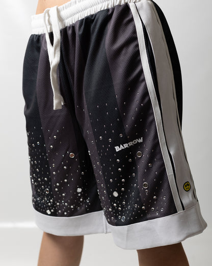 Short Barrow soccer con borchie e strass donna