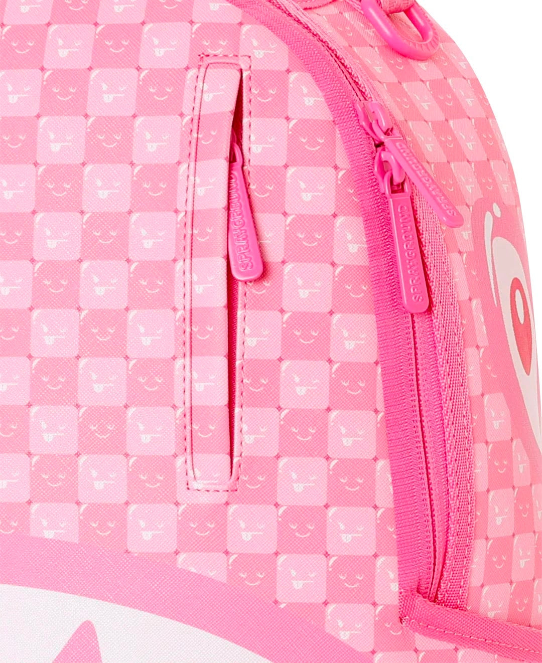 Zaino Sprayground fucsia PINK NEW CHECK FACES BACKPACK
