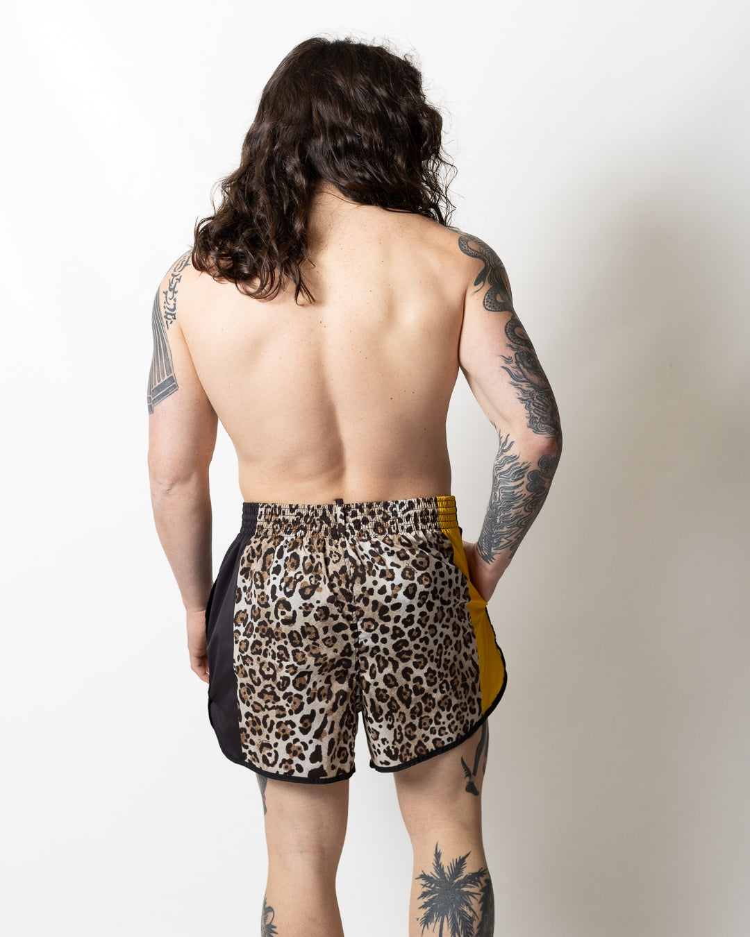 Boxer mare Dsquared2 con stampa animalier uomo