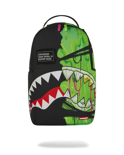 Zaino Sprayground nero "HALLOWEEN SHARK CENTRAL DRIPPY SPLIT BACKPACK "