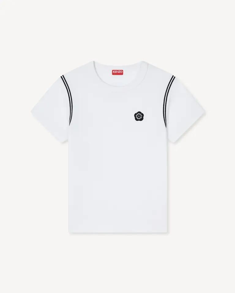 T-Shirt Kenzo con logo in ricamo boke flower 2.0 donna