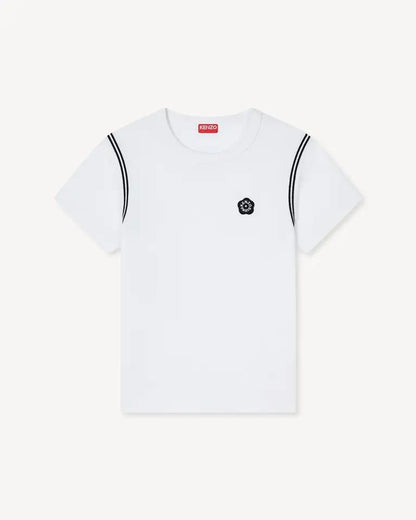 T-Shirt Kenzo con logo in ricamo boke flower 2.0 donna
