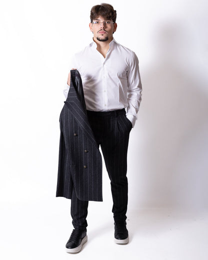 Camicia Calvin Klein regular in poplin stretch uomo